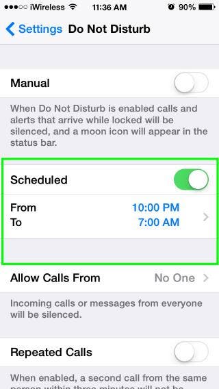 Tip of the Day: How to Use Your iPhone's Do Not Disturb Setting | Sarah