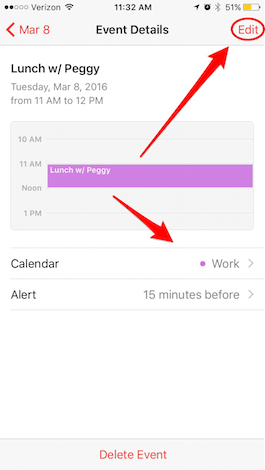 How to Move an Event from One Calendar to Another